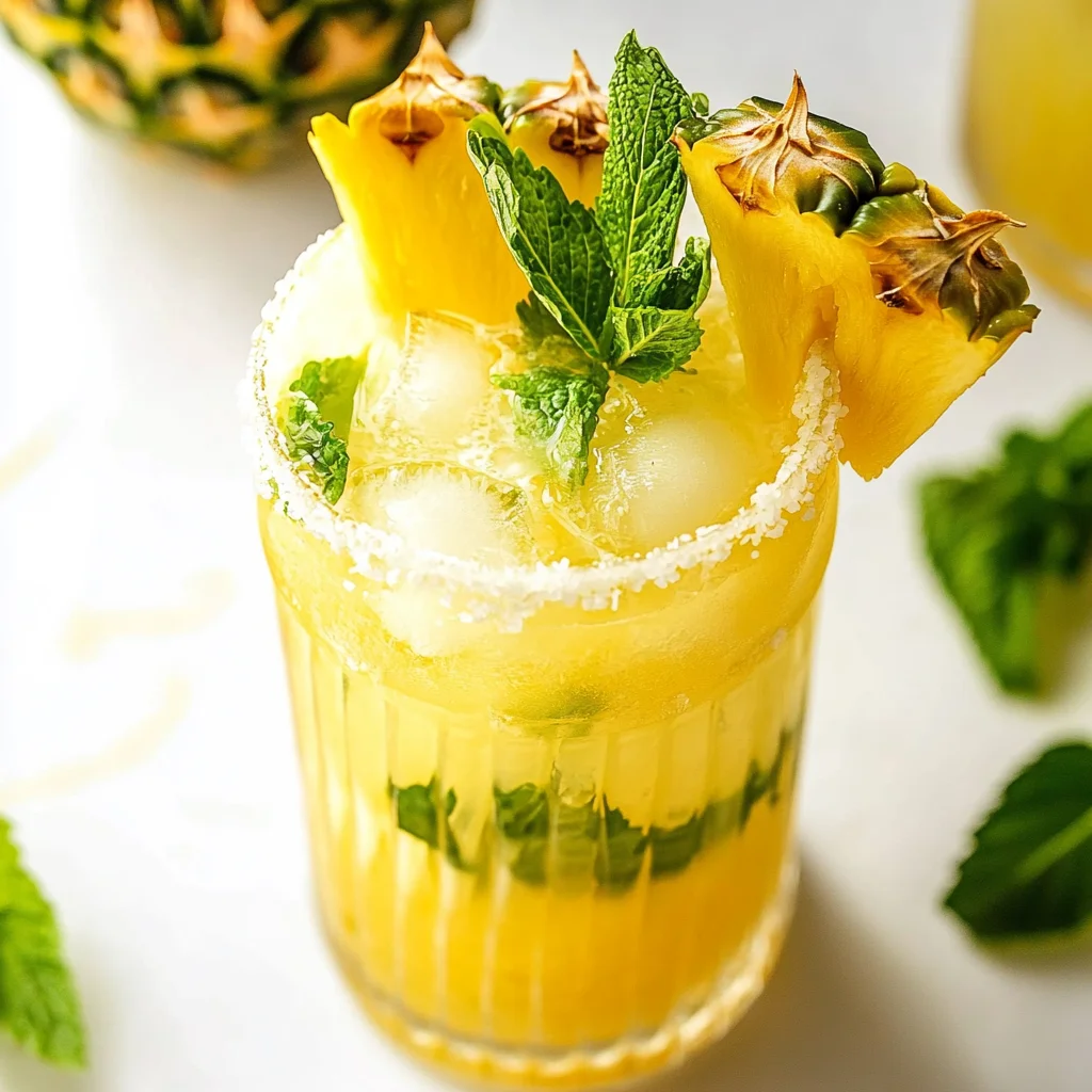 Pineapple Coconut Mojito Recipe
