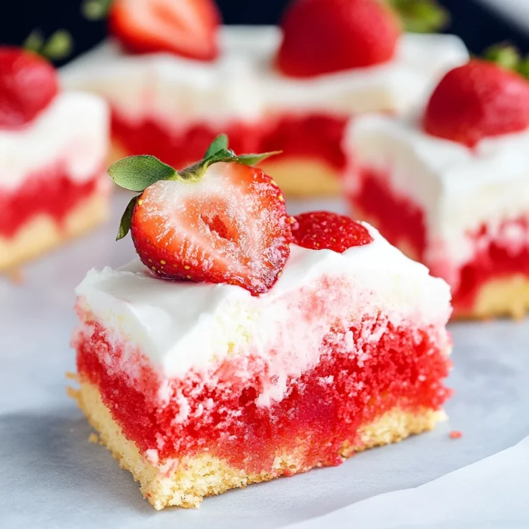 Strawberry Jello Poke Cake