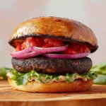 The Best Grilled Portobello Mushroom Burger