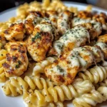 Cheesy Garlic Chicken Rotini in Cajun Cream Sauce