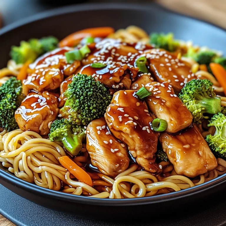 Chicken Teriyaki Noodles