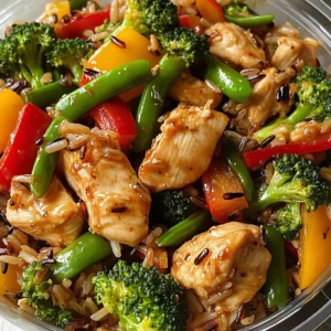 Chicken Veggie Rice Stir-Fry