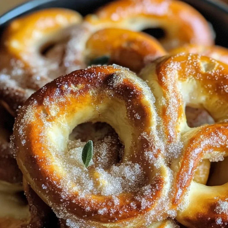 Cinnamon Sugar Soft Pretzels