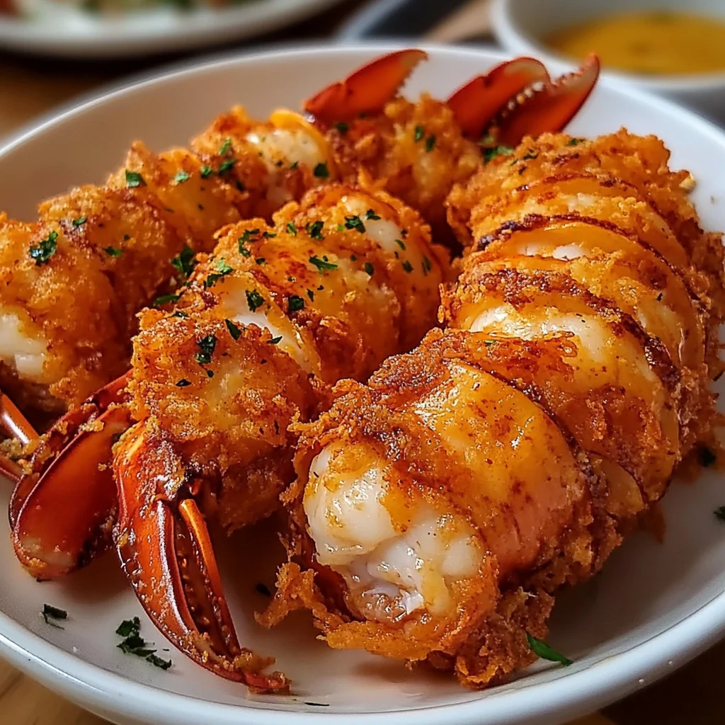 Crispy Deep Fried Lobster Tails
