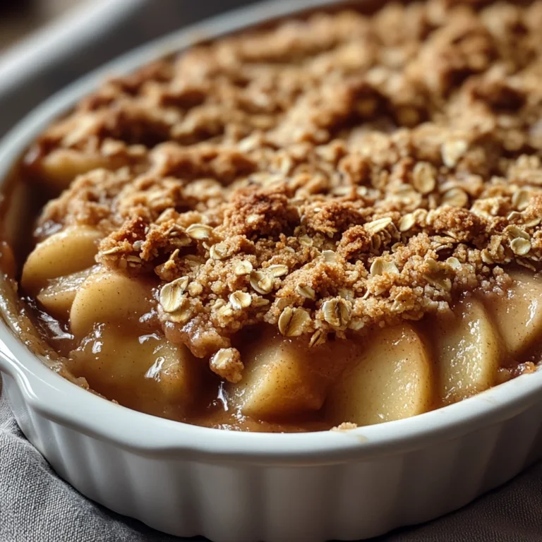 Easy Apple Crisp with Oats (Crispy, Buttery Topping)