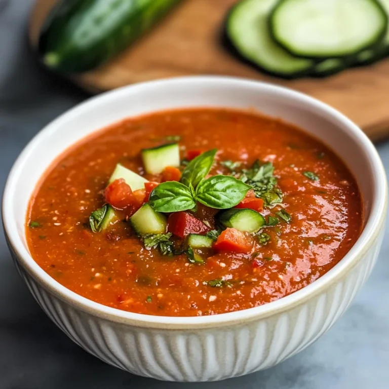 Easy Gazpacho Recipe (Vegan)
