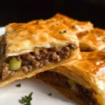 Greek Phyllo Meat Pie (Kimadopita)