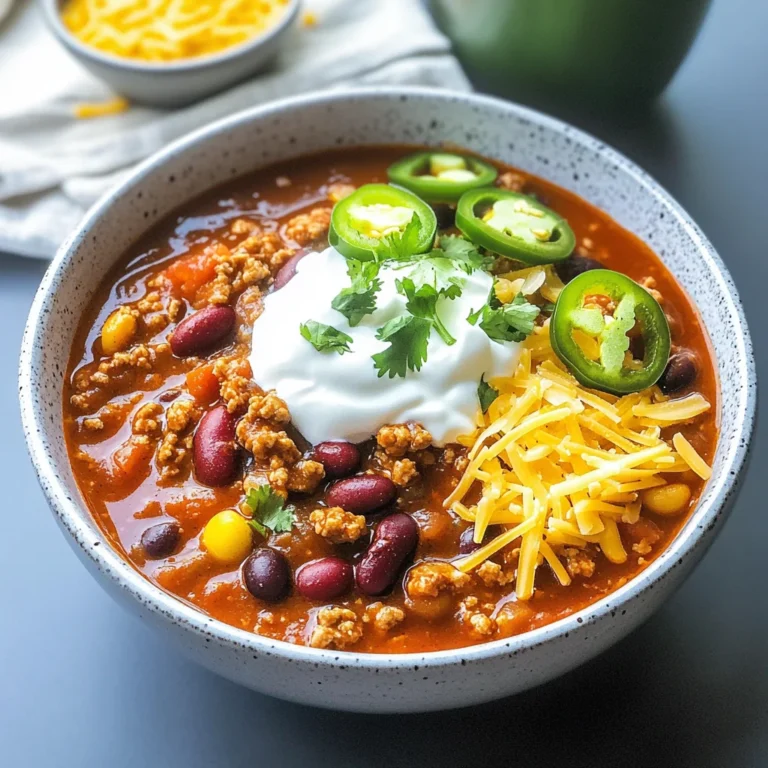 Healthy Turkey Chili