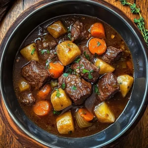 Hearty Beef Stew with Root Vegetables