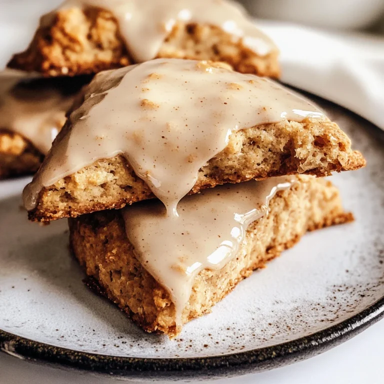 Homemade Chai Scones with Maple Chai Glaze