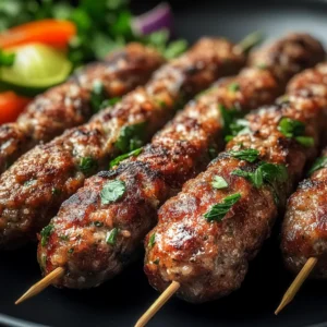 Middle Eastern Kofta Kebabs