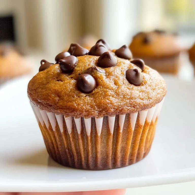 Pumpkin Chocolate Chip Muffins