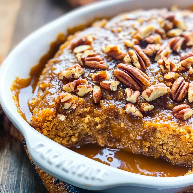 Pumpkin Pecan Cobbler