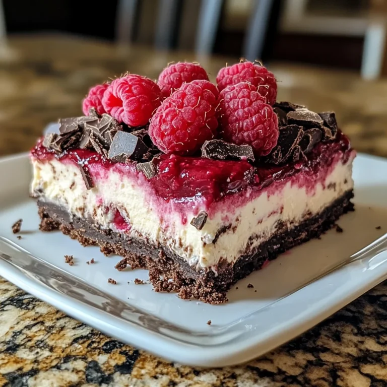 Raspberry Chocolate Lasagna