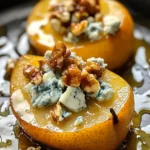 Roasted Pears with Blue Cheese, Walnuts and Honey Recipe