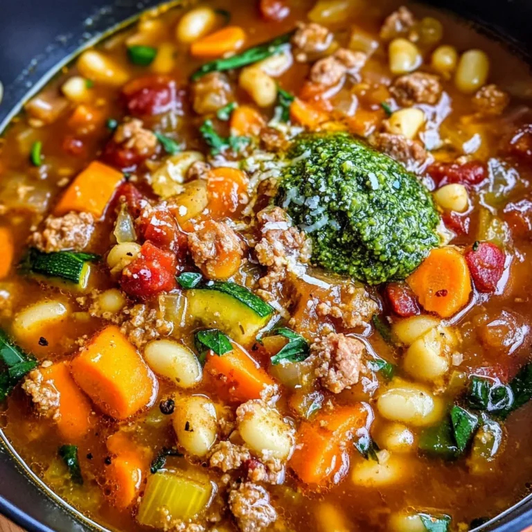 Sausage Minestrone Soup