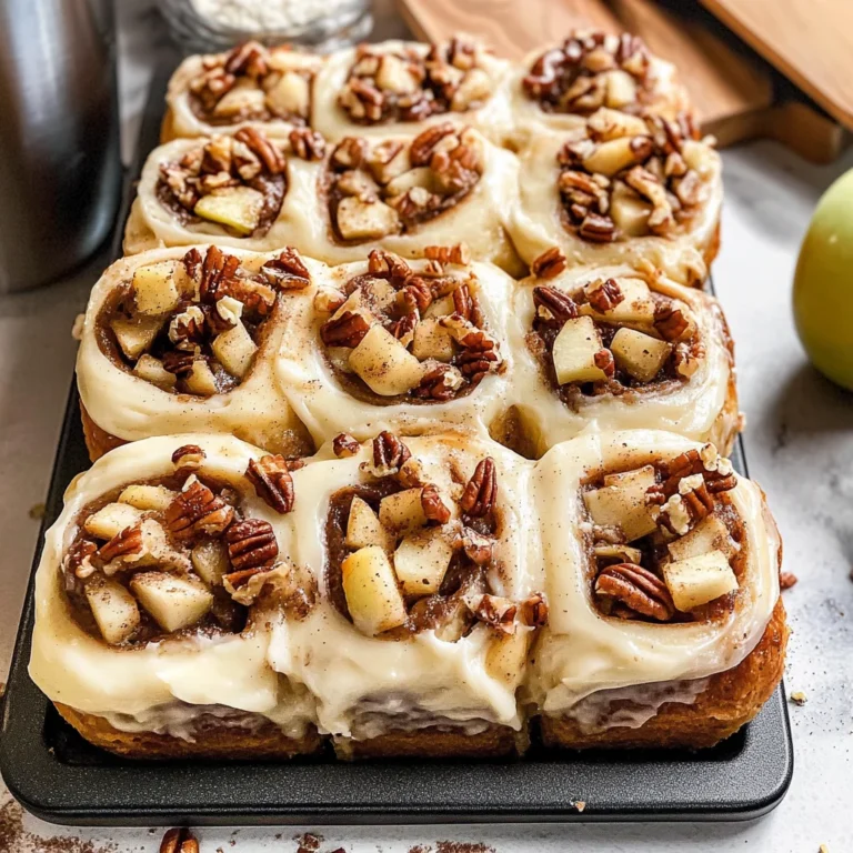 Soft-Baked Apple Cinnamon Rolls