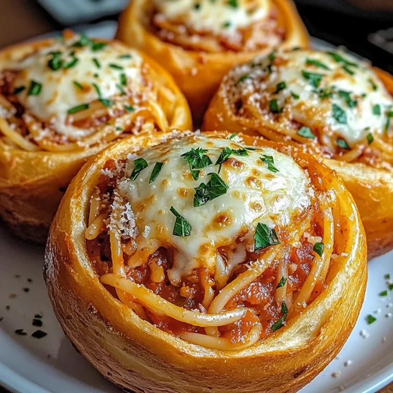 Spaghetti Garlic Bread Bowls