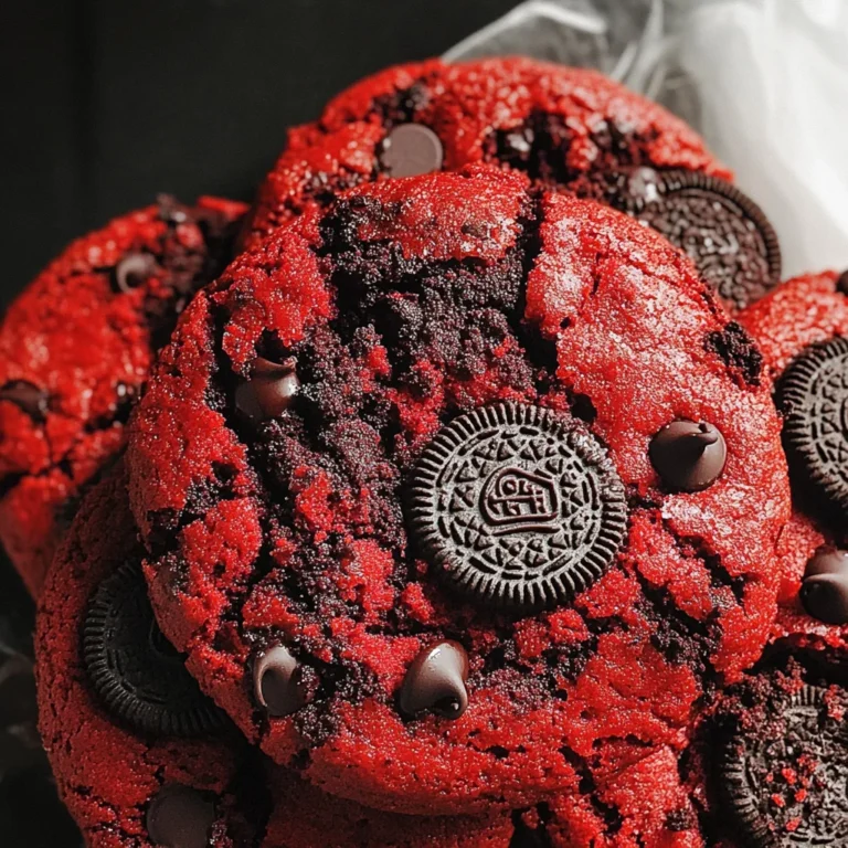 Stranger Things Red Velvet Cookies