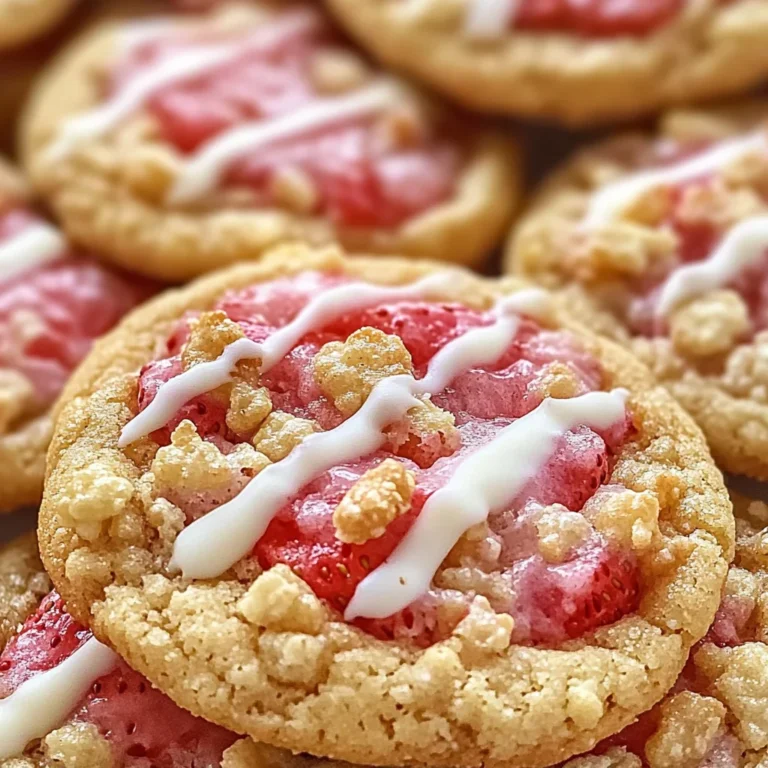 Strawberry Crunch Cookies