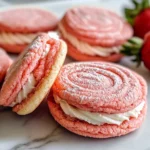 Strawberry Sandwich Cookies