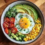 Sunshine Veggie & Egg Bowl