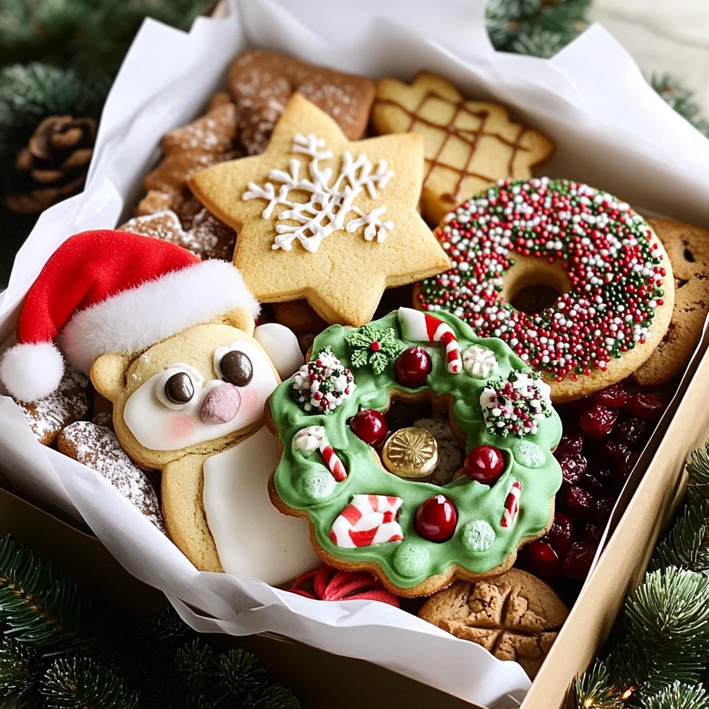 10 Christmas Cookies from 1 Dough! - Christmas Cookie Box