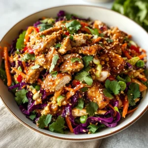 Asian Chicken Crunch Salad