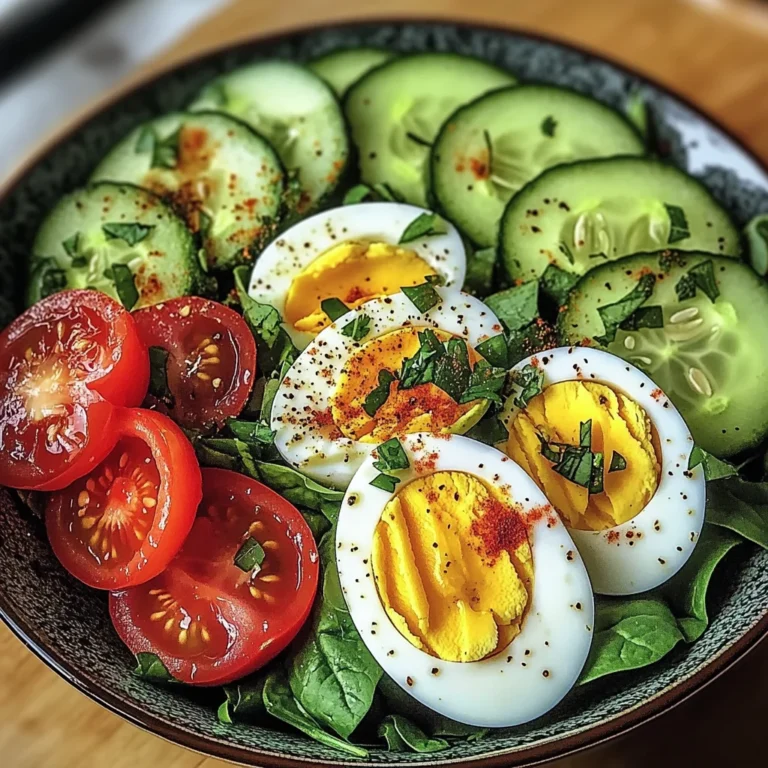 Avocado and Egg Garden Salad