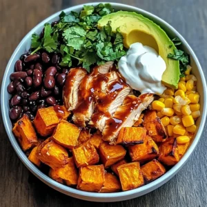 BBQ Chicken Sweet Potato Bowl Recipe