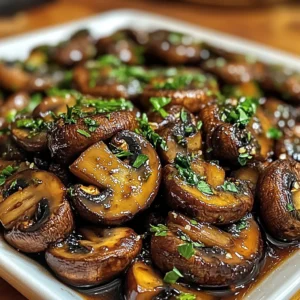 Balsamic Roasted Mushrooms