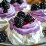 Blackberry Pavlovas