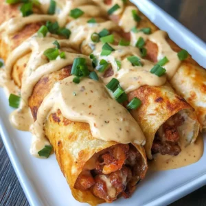 Boudin Chimichangas with Crawfish Cream Sauce: A Must-Try!