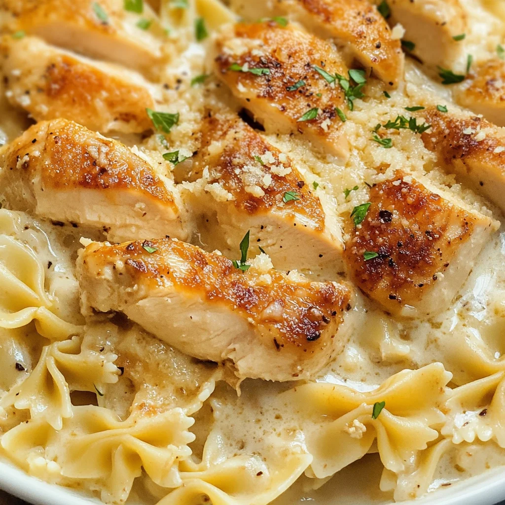 Chicken Garlic Parmesan Pasta