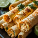 Cream Cheese Chicken Taquitos