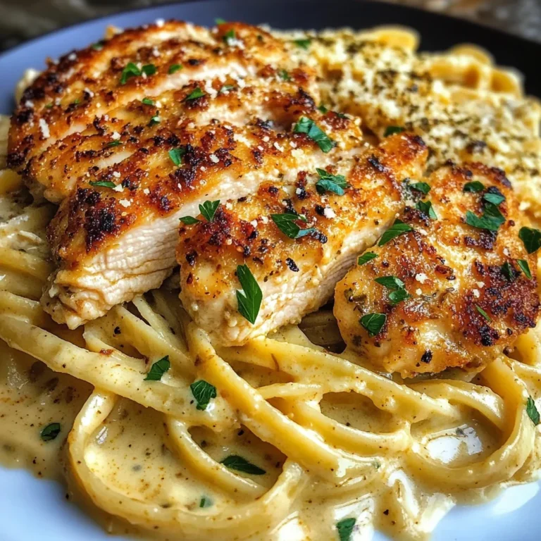 Creamy Cajun Three-Cheese Chicken Linguine