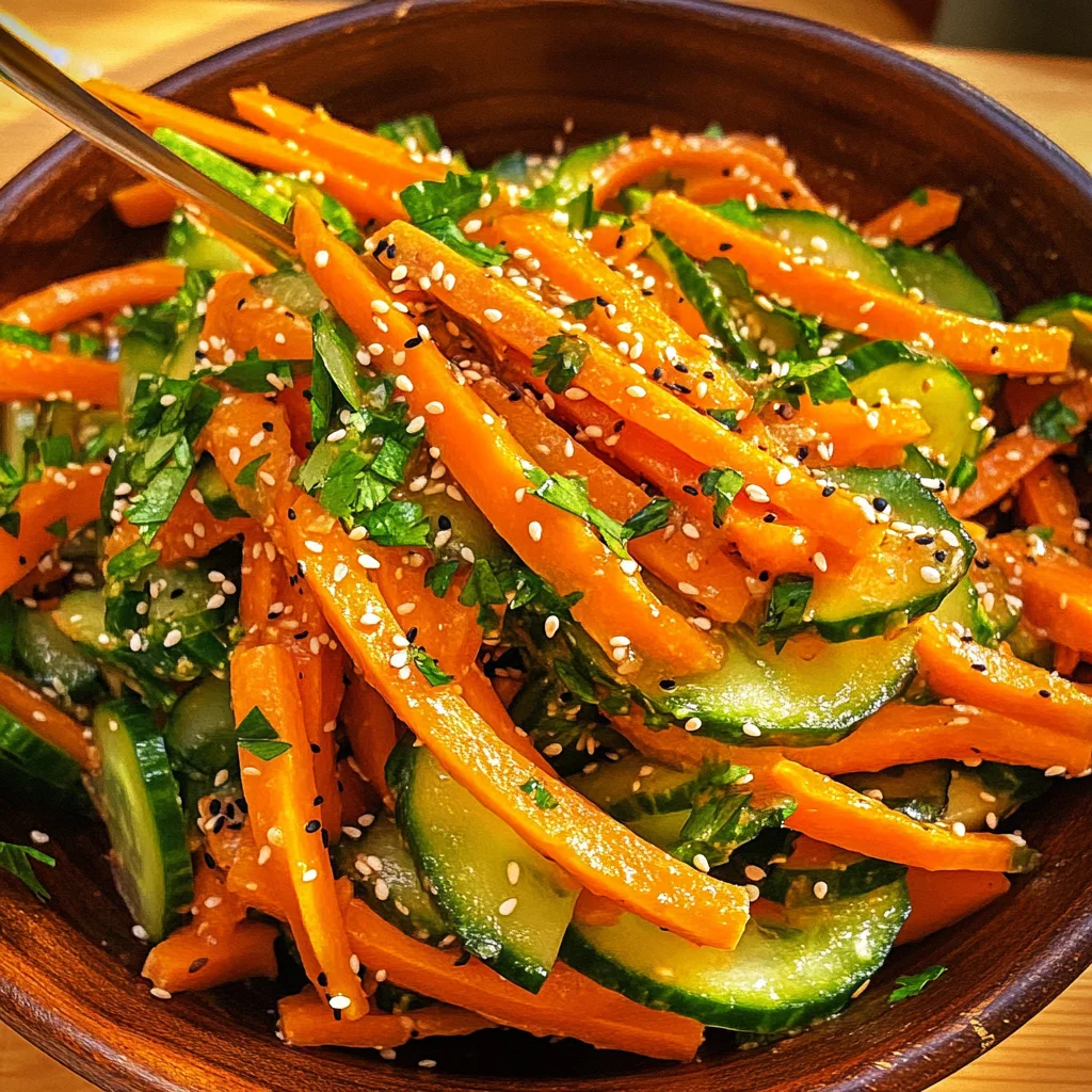 Cucumber Carrot Salad