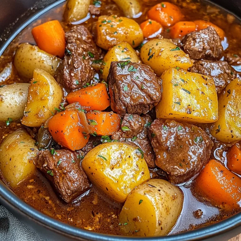 Easy Homemade Beef Stew