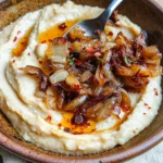 Fasole Batuta: Romanian White Bean Spread with Garlic & Caramelized Onion