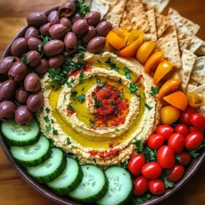 Greek Hummus Platter Recipe