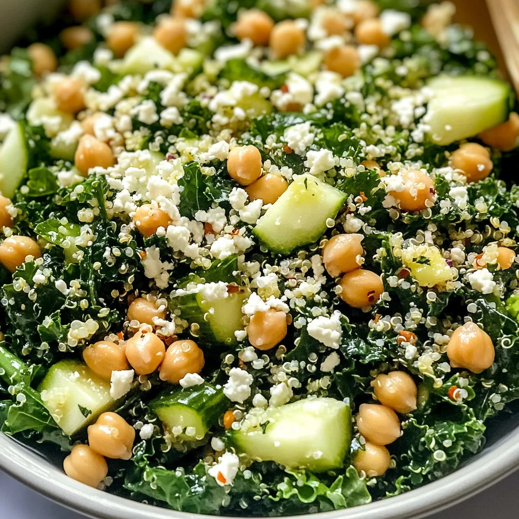 Kale Quinoa Salad - With Lemon Dressing