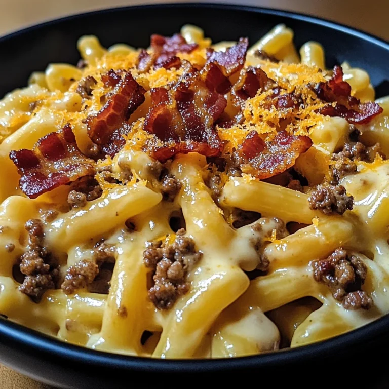 Loaded Bacon Cheeseburger Pasta
