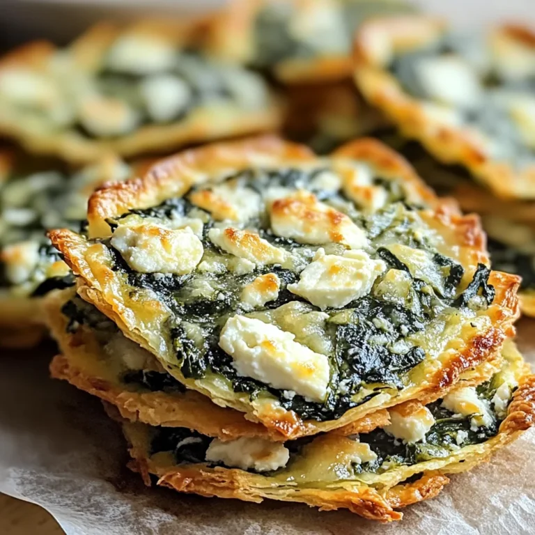 Mediterranean Spinach and Feta Crisps