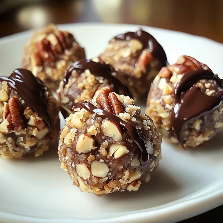No Bake Pecan Pie Balls