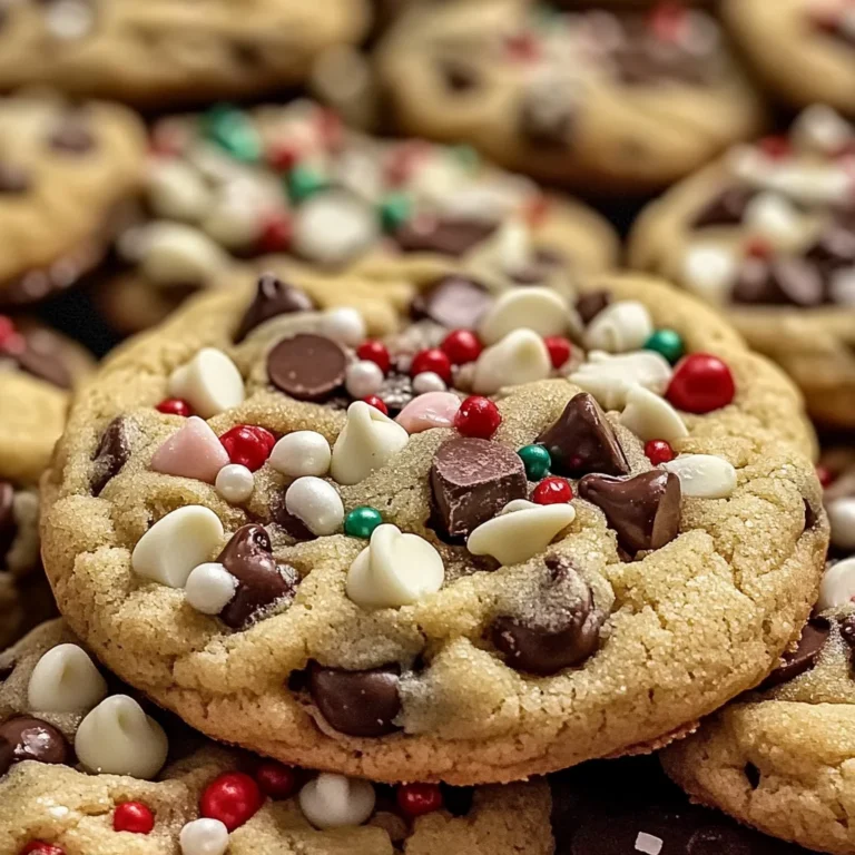 Winter Wonderland Chocolate Chip Christmas Cookies