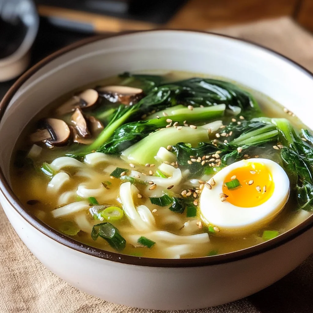 25-Minutes Ginger Garlic Bok Choy Soup - A Delicious Choice