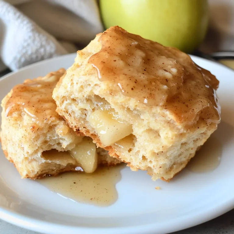 Apple Biscuits with Honey Butter Glaze