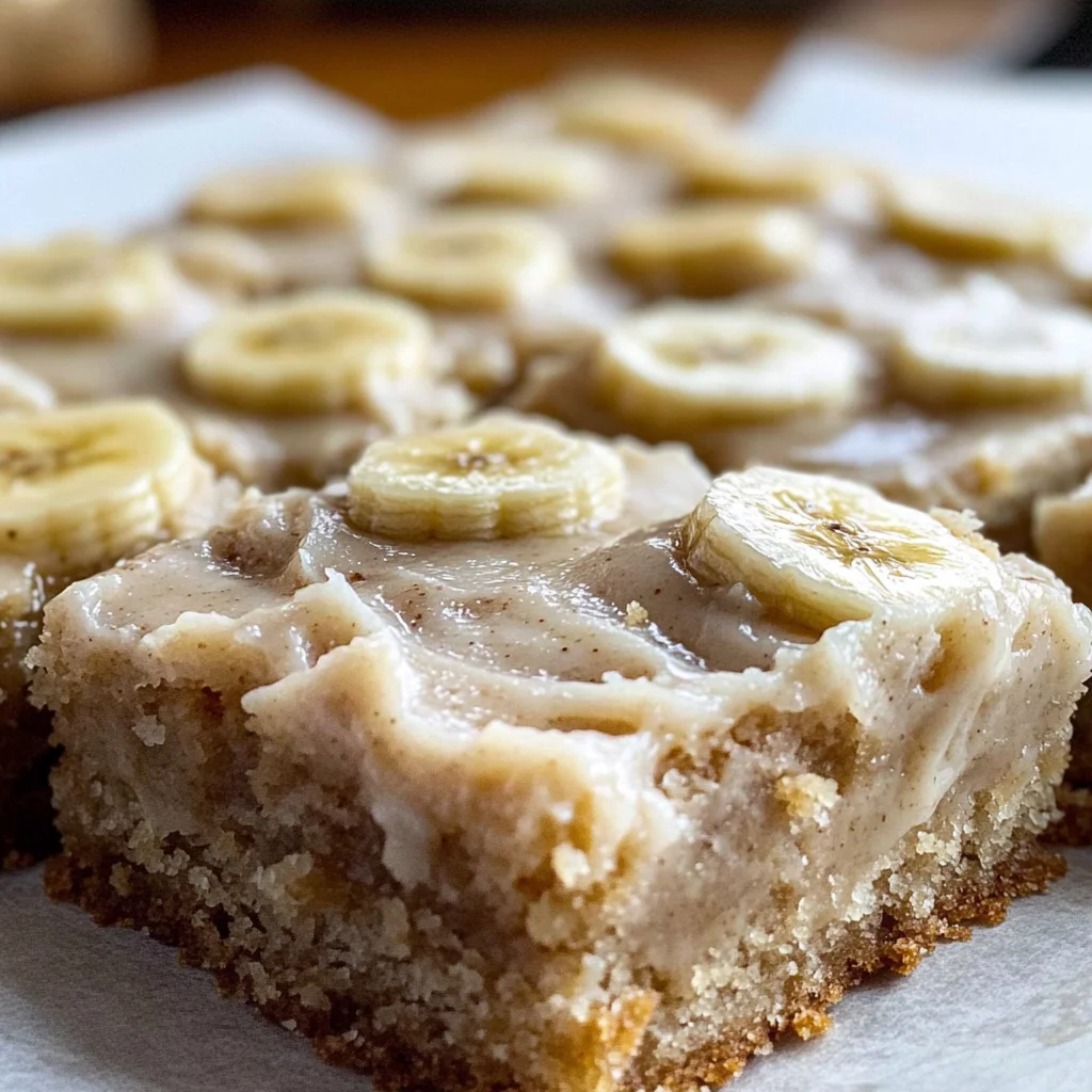 Banana Bars with Brown Butter Icing