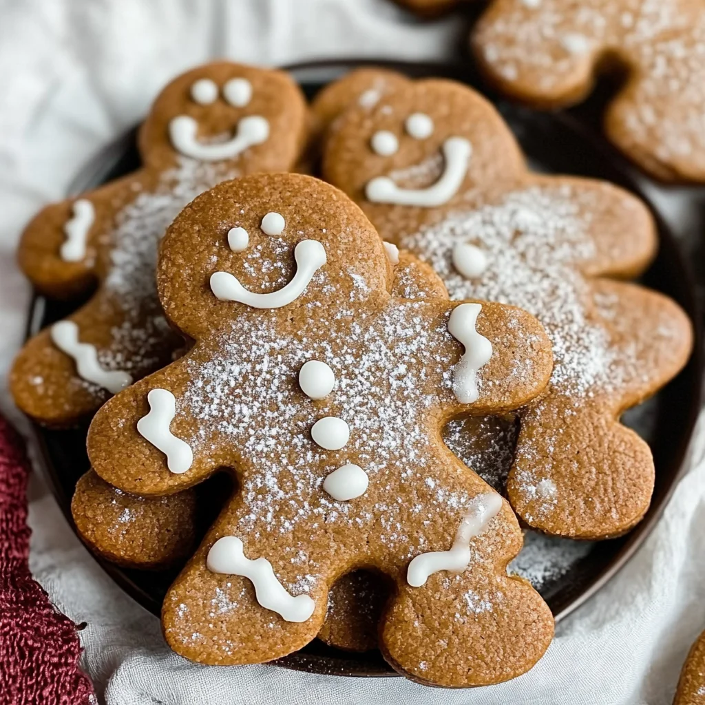 Chewy Gingerbread Man Cookies