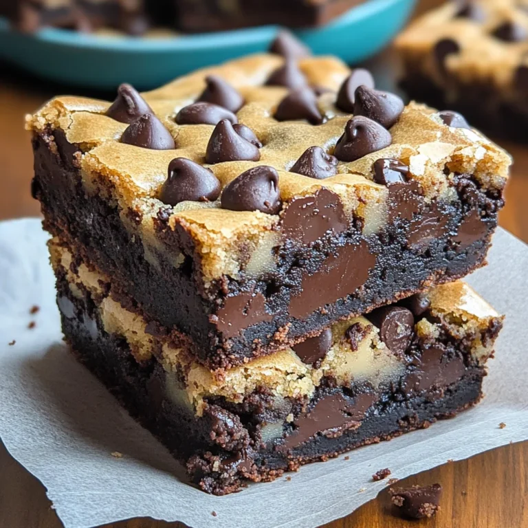 Chocolate Chip Cookie Brownies Recipe